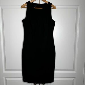 Talbots Black Sleeveless Sheath‎ Dress Size 6 – Classic LBD, Fully Lined, Work